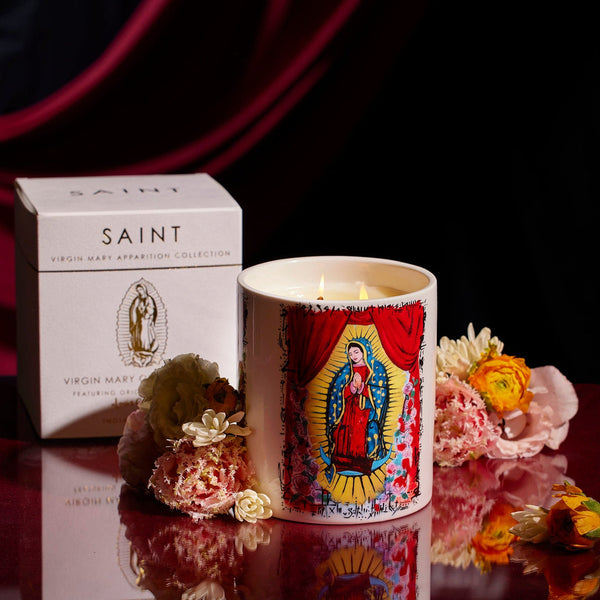 Virgin Mary of Guadalupe Candle 24oz