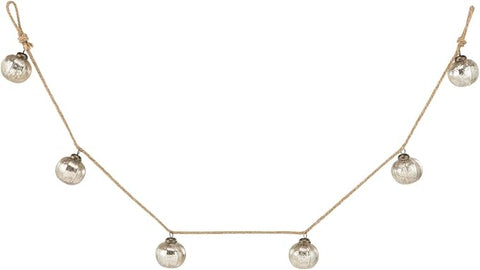 Silver Glass Ball Garland