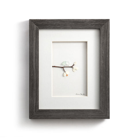 Love Birds Wall Art - Gray