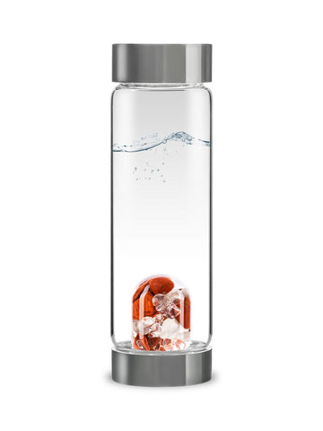 VIA Fitness Gem Water Bottle Glass 16.9 fl.oz.