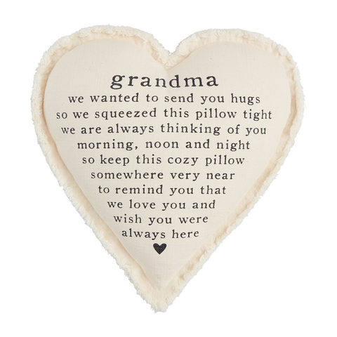 Grandma Heart Pillow 14x14