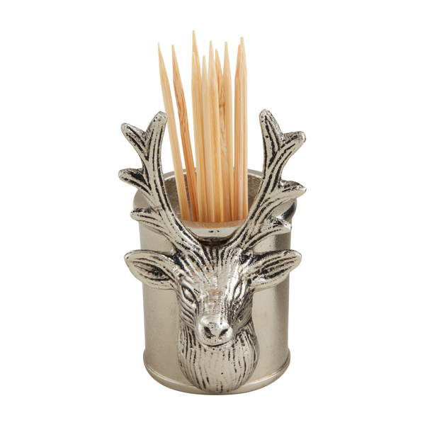 Holder with Deer Head Toothpick Caddy Set