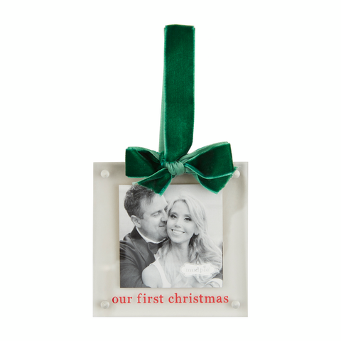 Our Frist Christmas Ornament Acrylic Frame 4x4