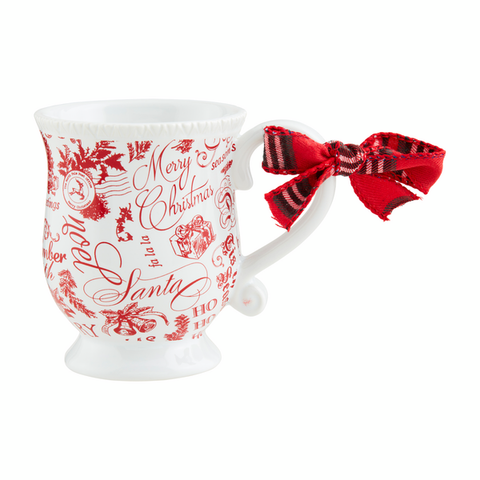 Christmas Word Print Mug 13oz