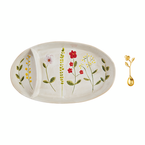 Flower Chip And Dip Set