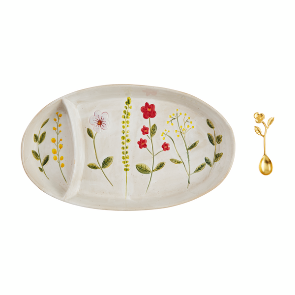 Flower Chip And Dip Set