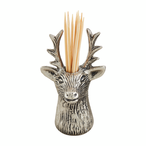 Deer Head Toothpick Caddy Set