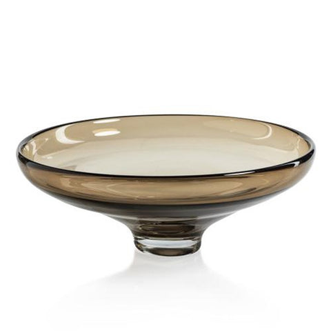 Cambria Glass Bowl- Taupe