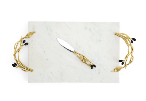 Olive Branch Cheeseboard with Knife