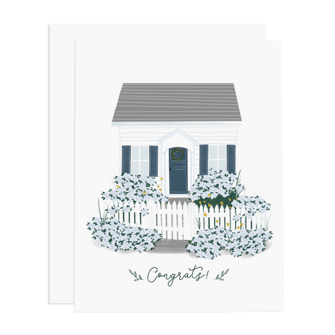 Congrats Cottage Greeting Card