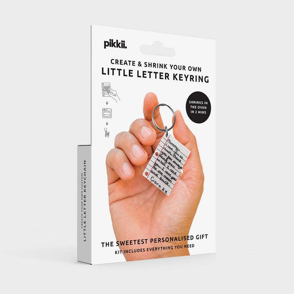 Little Letter Shrink Keyring | Personalized Gift