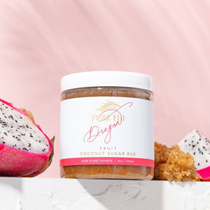 Coconut Sugar Scrub (8oz/236ml): Dragon Fruit