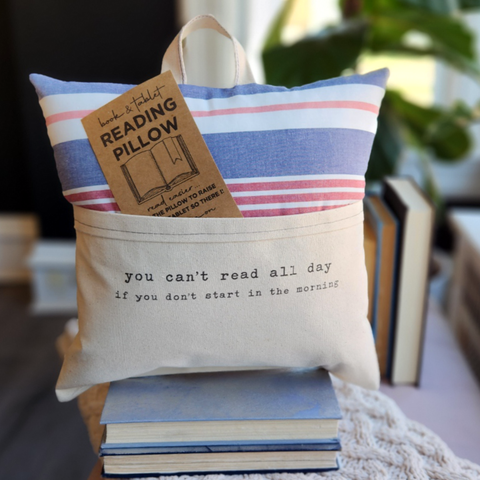 Reading Pillow You Can't Read All Day, Farmhouse