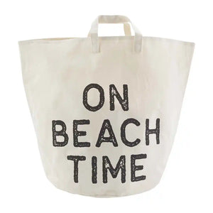 On Beach Time Tote Bag