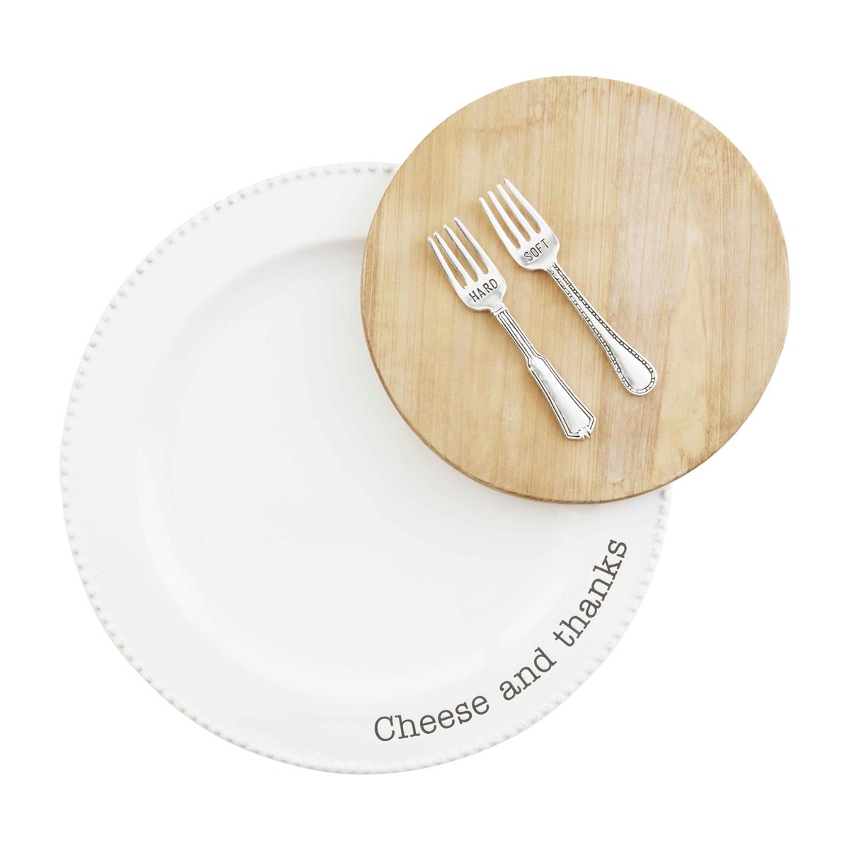 Cheese and Thanks Plate & Board Set