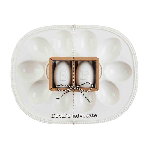 Deviled Egg tray & Salt /Pepper Set