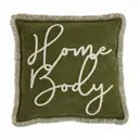 Green Boucle Home Body Pillow