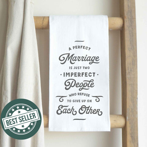 A Perfect Marriage Tea Towel
