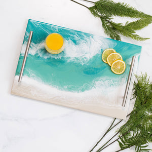Resin Serving Trays with Handles