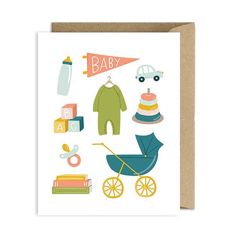 Baby Illustrations Greeting Card