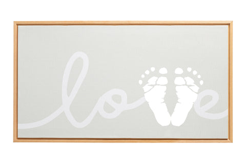Love Framed Print Canvas and Paint Set