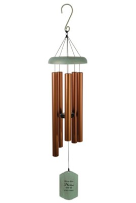 Bless This Home 38" Patina Wind Chime