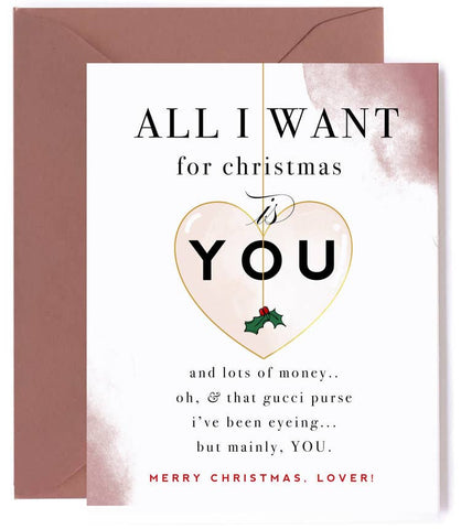 All I Want for Christmas is You Greeting Card