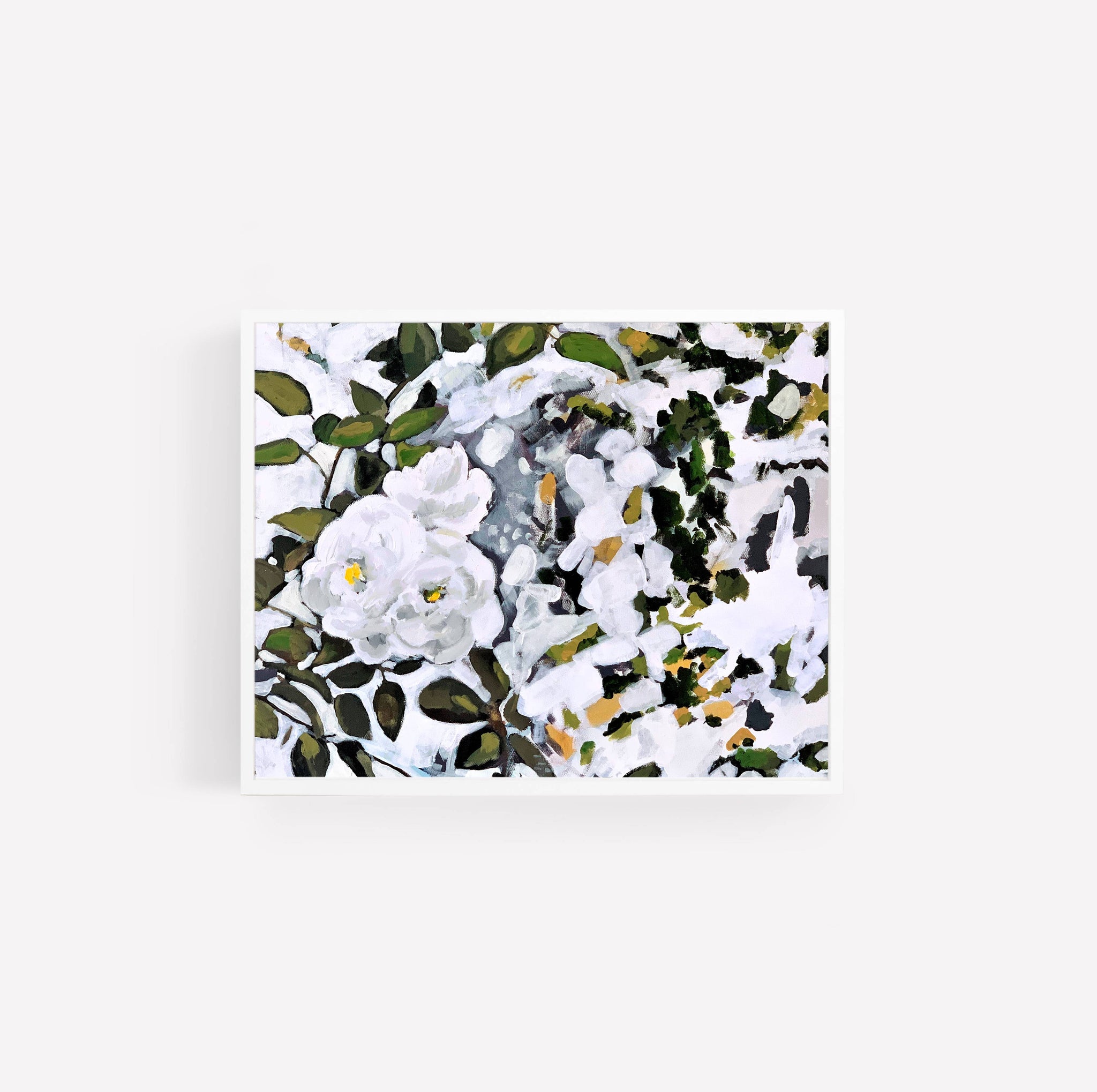 Sunlit White Floral