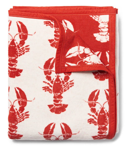 Lobster Shack Ivory Blanket