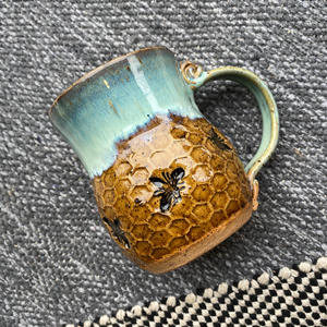 Bee Mug - Handmade Pottery