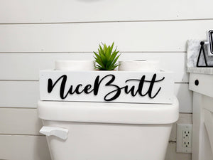 3D Nice Butt - Rustic Toilet Paper Holder