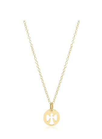 16" Necklace Gold with Charm