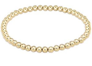 eNewton Extends Classic Gold Bead Bracelets