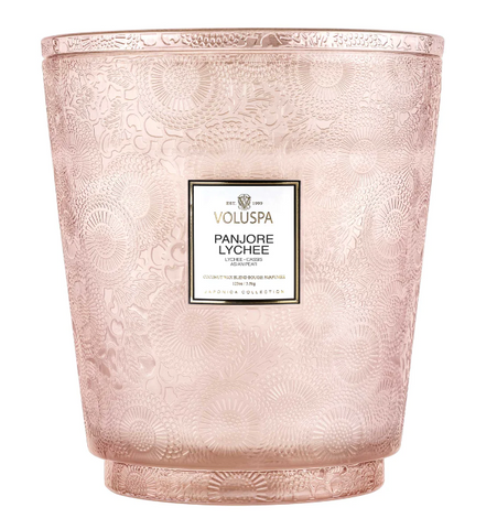 Panjore Lychee 5 Wick Hearth Candle 123 oz