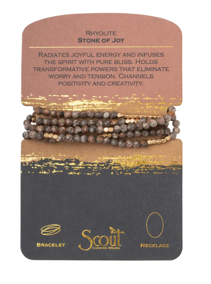 Stone Wrap Bracelet/Necklace