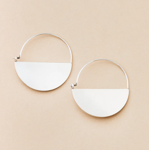 Refined Earring Collection - Lunar Hoop