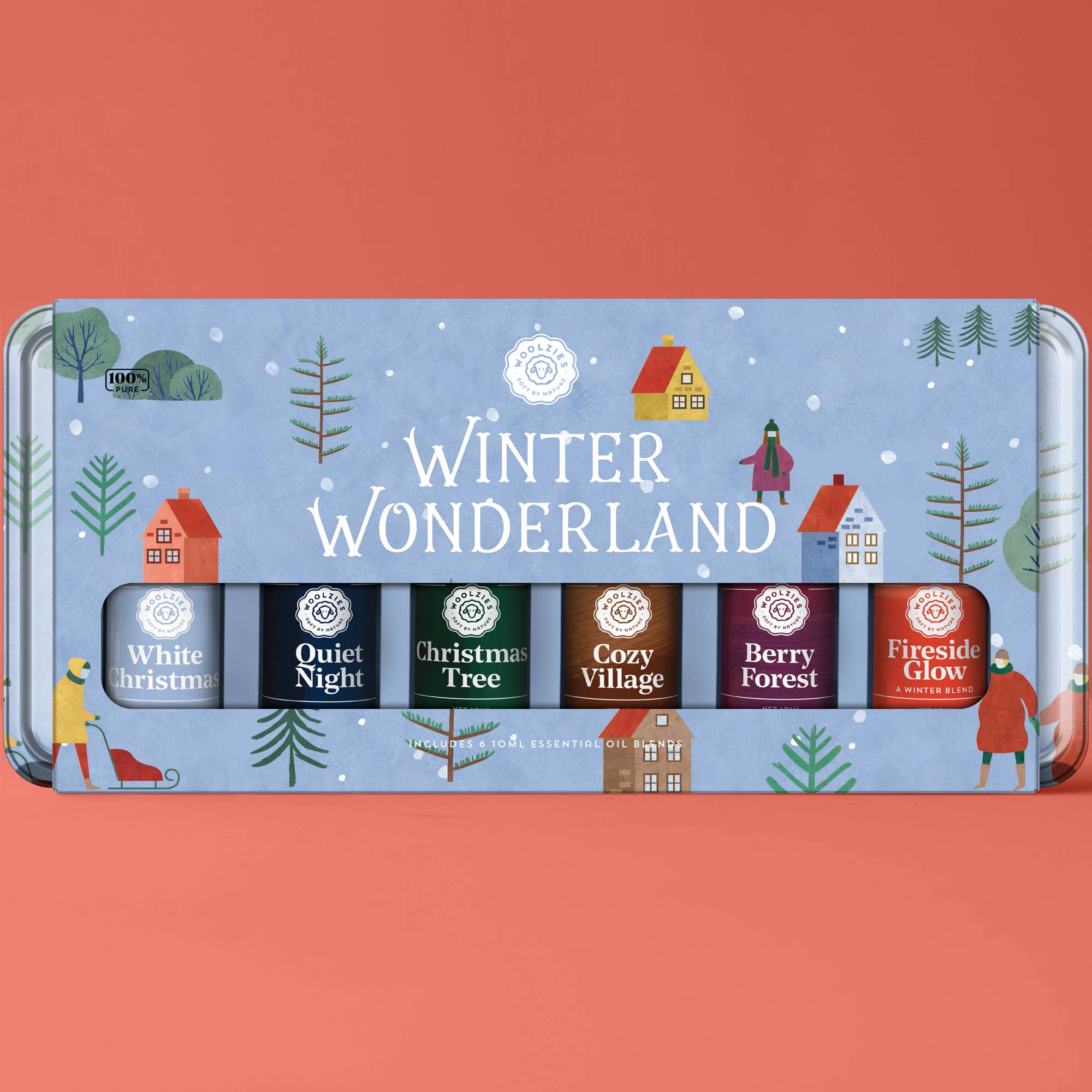 Winter Wonderland Essential Oil Tin Set Of 6
