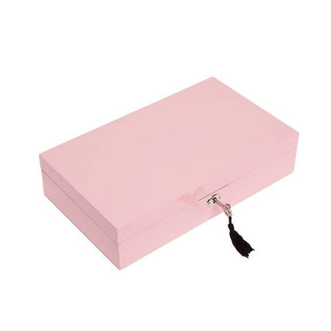 Single Hinged Jewelry Box: Rose Quartz-2664