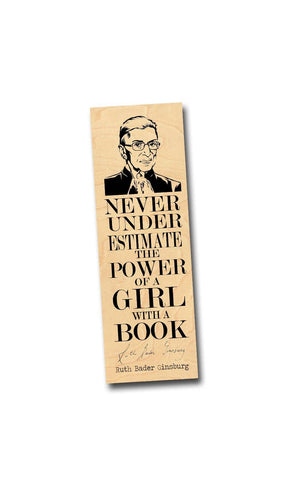 Ruth Bader Ginsberg Inspirational Quote Bookmark
