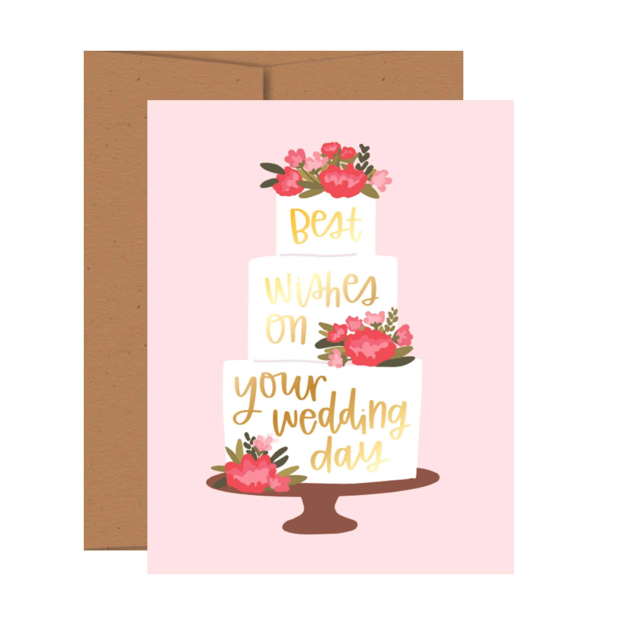 Wishes on Wedding Day Greeting Card