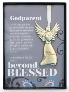 Godparent Angel Beyond Blessed Ornament