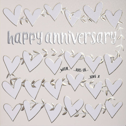 Foiled Greeting Cards Anniversary