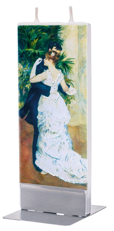 Flat Handmade Candle - Renoir Dance In The City