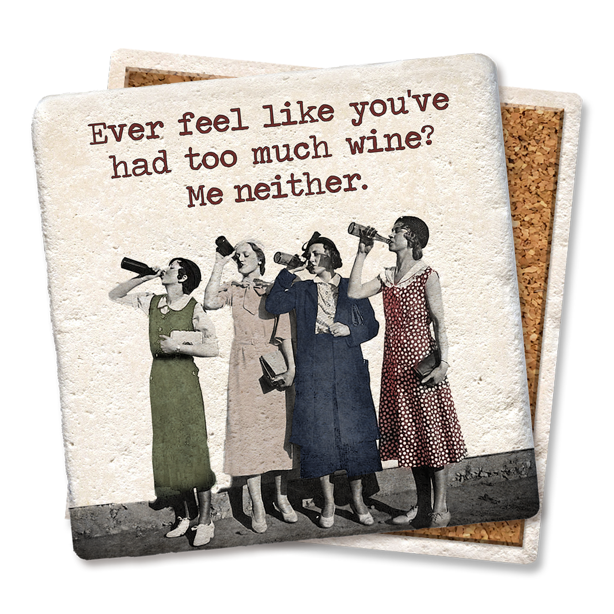Coasters Four Ladies Too Much Wine 1263