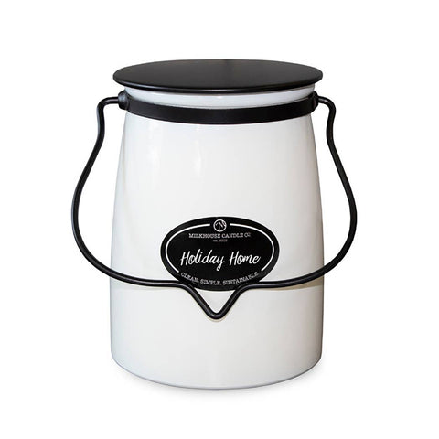 Butter Jar 22 oz: Holiday Home